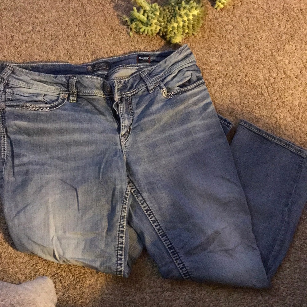 Silver jeans